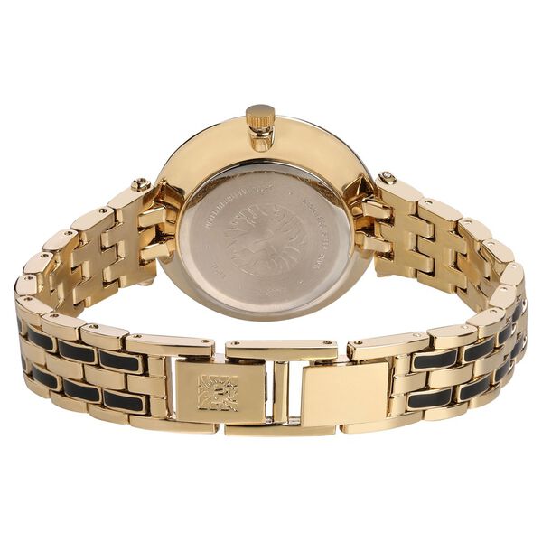 Anne Klein Quartz Analog Black Dial Metal Strap Watch for Women - image number 4