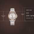 Titan Classique Big Date Analog with Silver Dial Dual Tone Stainless Steel Strap Watch for Men - image number 3