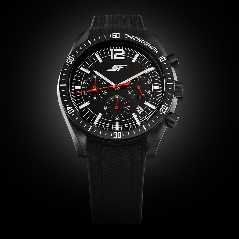SF Genesis Bold Chronograph Watch for Men with Black Strap