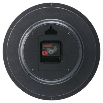 Titan Contemporary Black Wall Clock with Silent Sweep Technology - 30 cm x 30 cm (Medium)
