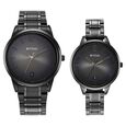 Titan Bandhan Anthracite Dial Analog with Date Stainless Steel Strap Watch for Couple - image number 1