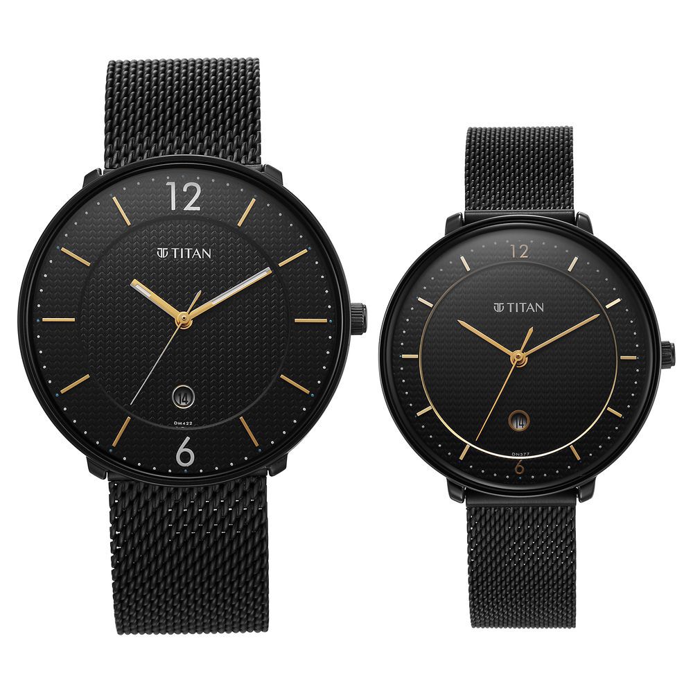 Couple wrist watch shop titan