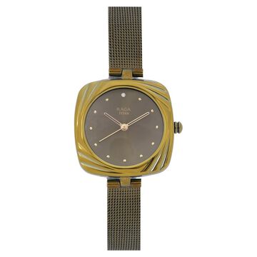 Titan Raga Moments Of Joy White Dial Women Watch With Metal Strap