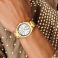 Titan Black and Gold Silver Dial Quartz Multifunction Stainless Steel Strap watch for Men - image number 5