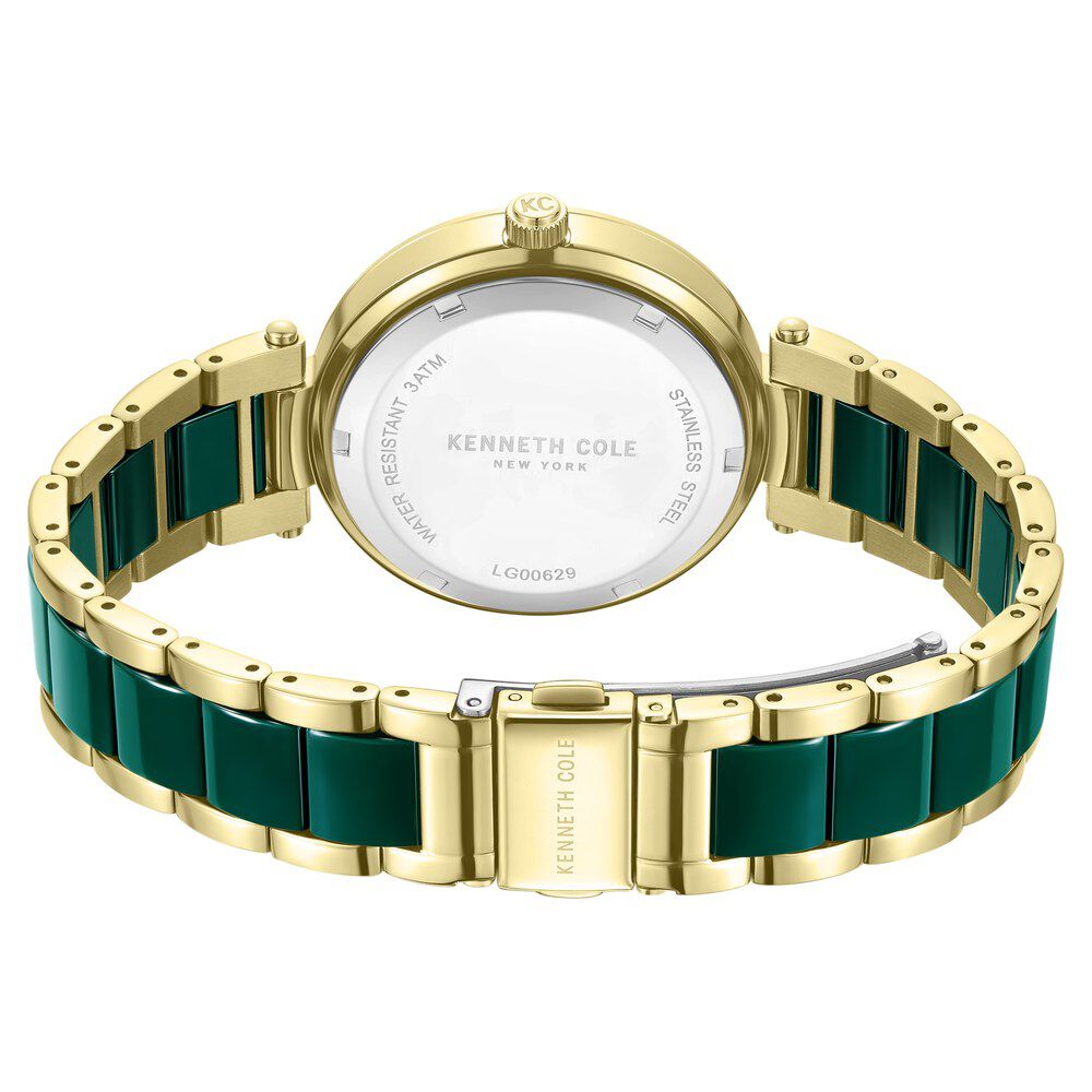 Buy Online Kenneth Cole Quartz Analog Green Dial Green Stainless