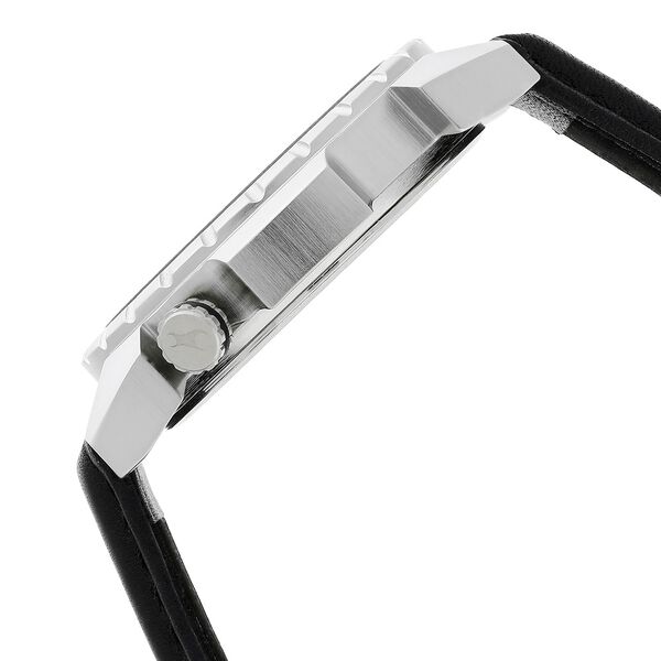 Fastrack Loopholes Quartz Analog Black Dial Leather Strap Watch for Guys - image number 3