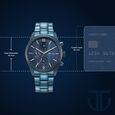 Titan Neo Splash Multifunction Blue Dial Blue Stainless Steel Strap Watch For Men - image number 2