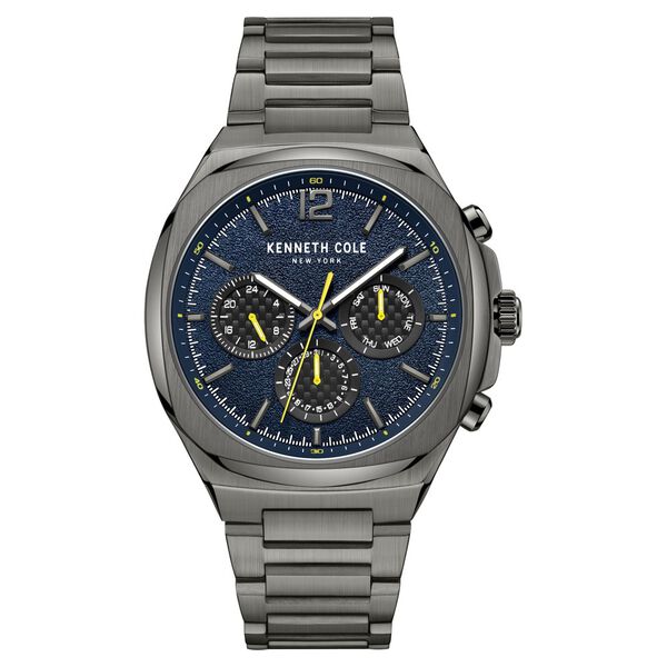 Kenneth Cole Multifunction Blue Dial Watch for Men - image number 0