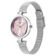 Titan Raga Showstopper Quartz Analog Pink Dial Silver Metal Strap Watch For Women - image number 2