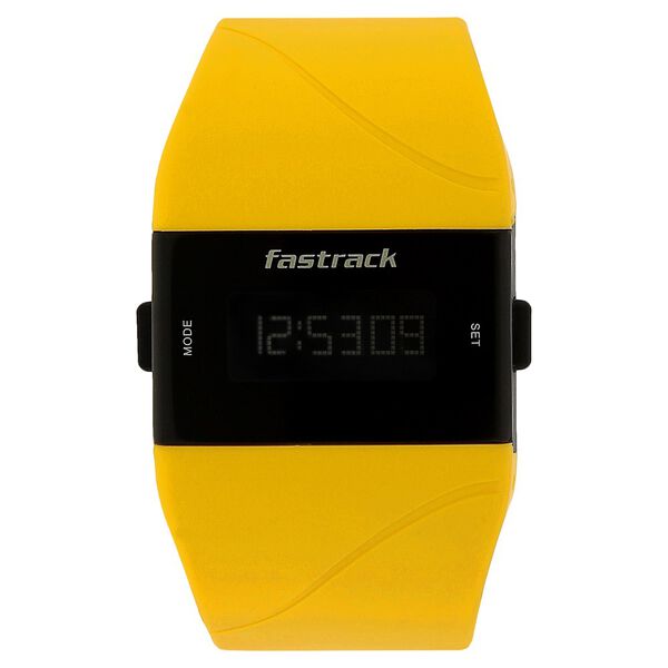 Fastrack Digital Black Dial Silicone Strap Watch for Girls - image number 0