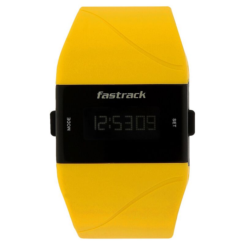 Fastrack Digital Black Dial Silicone Strap Watch for Girls