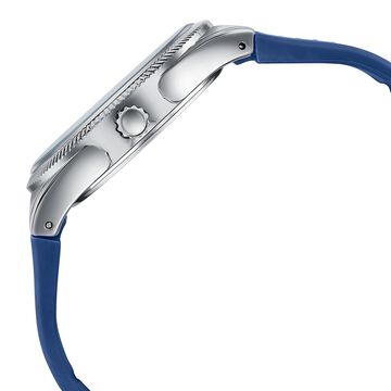 Poze By Sonata Quartz Analog Blue Dial Blue Silicone Strap Watch For Men