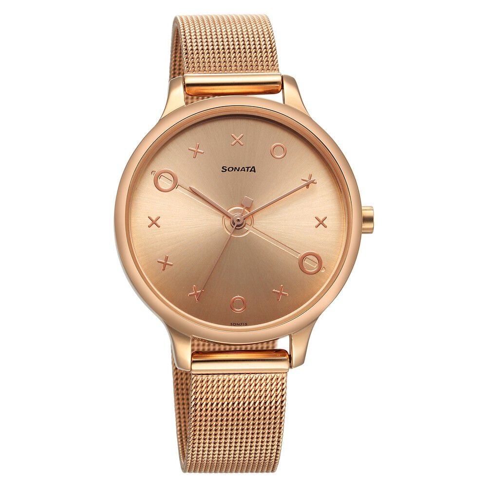 Sonata Play Rose Gold Dial Watch for Women-picture-26
