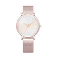 Fastrack Vyb Seeker Quartz Analog Silver Dial Stainless Steel Strap Watch for Girls - image number 0