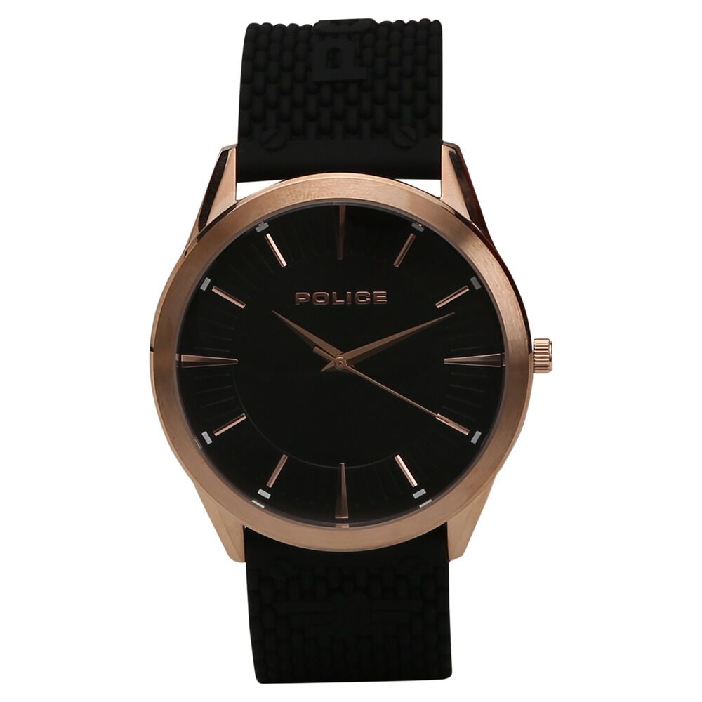 Police black metal online watches