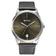 Titan Elmnt Off White Dial Analog Leather Strap watch for Men