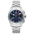 Ducati Quartz Chronograph Blue Dial Silver Stainless Steel Strap Watch For Men - image number 0