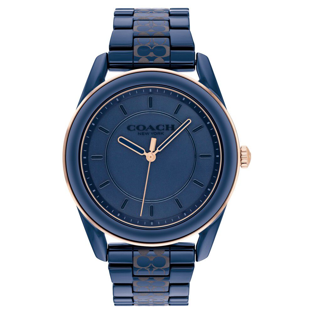 Blue coach watch discount