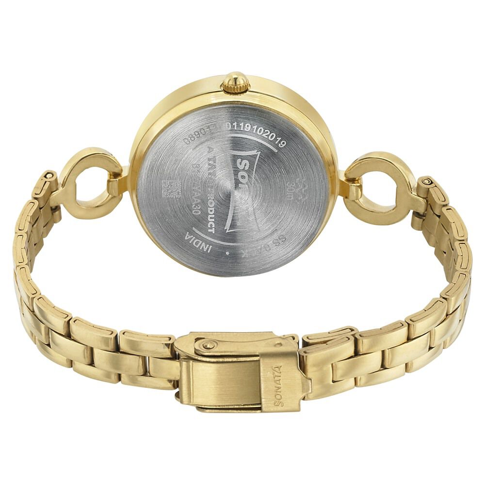 Buy Online Sonata Wedding Silver Dial Women Watch With Stainless