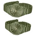 Kenneth Cole Kenneth Cole Quartz Analog Green Dial With Green Stainless Steel Strap Watch for Couple - image number 2