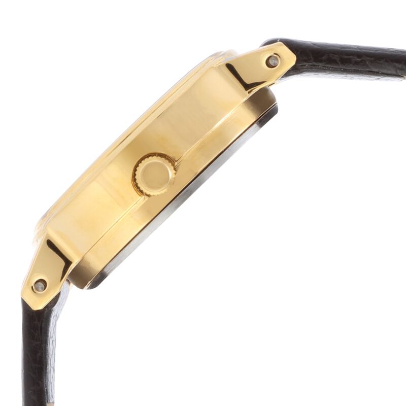 Sonata Quartz Analog Champagne Dial Leather Strap Watch for Women - image number 2