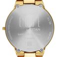 Titan Edge Gleam Quartz Analog Green Dial Golden Stainless Steel Strap Watch For Women - image number 3