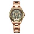 Titan Glamour Quartz Multifunction Black Dial Silver Stainless Steel Strap Watch For Women