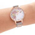 Olivia Burton Quartz Analog White Dial Leather Strap Watch for Women - image number 3