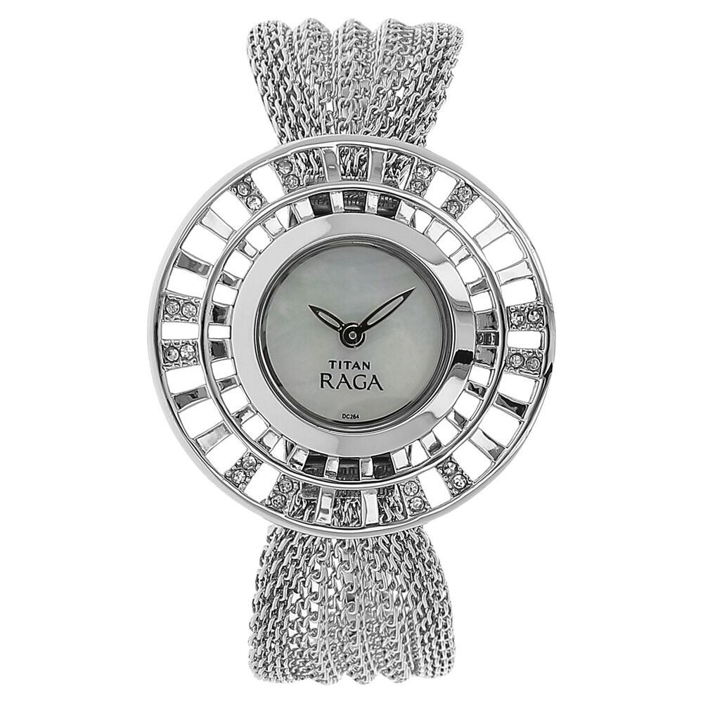 Buy Online Titan Raga World Cities Mother of Pearl Dial Analog Metal Strap watch for Women nk9931wm01 Titan