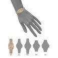 Anne Klein Quartz Analog Brown Dial Ceramic Strap Watch for Women - image number 3