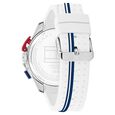 Tommy Hilfiger Quartz Chronograph White Dial White Silicone Strap Watch For Men - image number 2