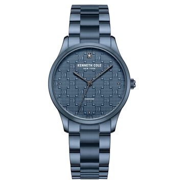 Kenneth Cole Quartz Analog Blue Dial Stainless Steel Strap Watch for Women