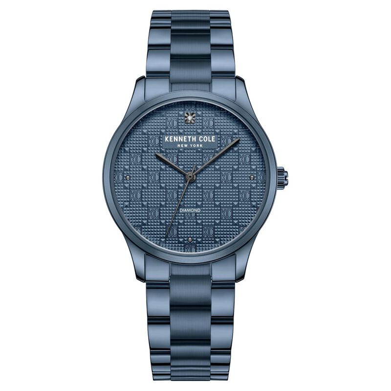 Kenneth Cole Quartz Analog Blue Dial Stainless Steel Strap Watch for Women - image number 0