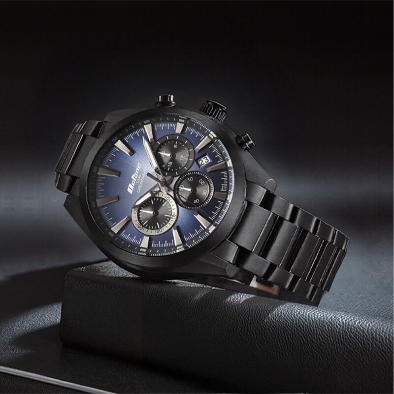 Titan Octane Classic Sporty Blue Dial Quartz Multifunction Stainless Steel Strap watch for Men