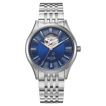 Xylys Belvedere Automatic Blue Dial Silver Coloured Stainless Steel Strap Watch For Men