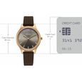 Titan Neo Quartz Analog Grey Dial Brown Leather Strap Watch For Women - image number 3