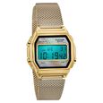 Poze By Sonata Digital Digital Beige Dial Beige Metal Strap Watch For Women - image number 2