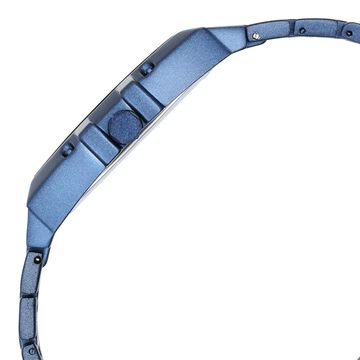 Vyb Pioneer By Fastrack Quartz Analog Blue Dial Metal Strap Watch For Guys
