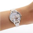 Olivia Burton Quartz Analog White Dial Leather Strap Watch for Women - image number 5