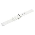 16 mm White Genuine Leather Strap for Women - image number 3