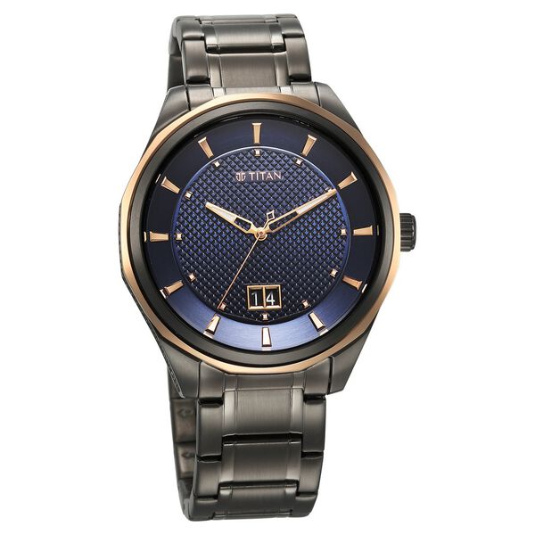 Titan Regalia Opulent Quartz Analog Silver Dial Silver Stainless Steel Strap Watch for Men - image number 1