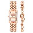 Anne Klein Quartz Analog Rose Gold Dial Rose Gold Metal Strap Rectangular Shaped Watch For Women - image number 2