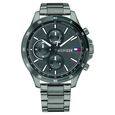 Tommy Hilfiger Quartz Multifunction Grey Dial Stainless Steel Strap Watch for Men - image number 0