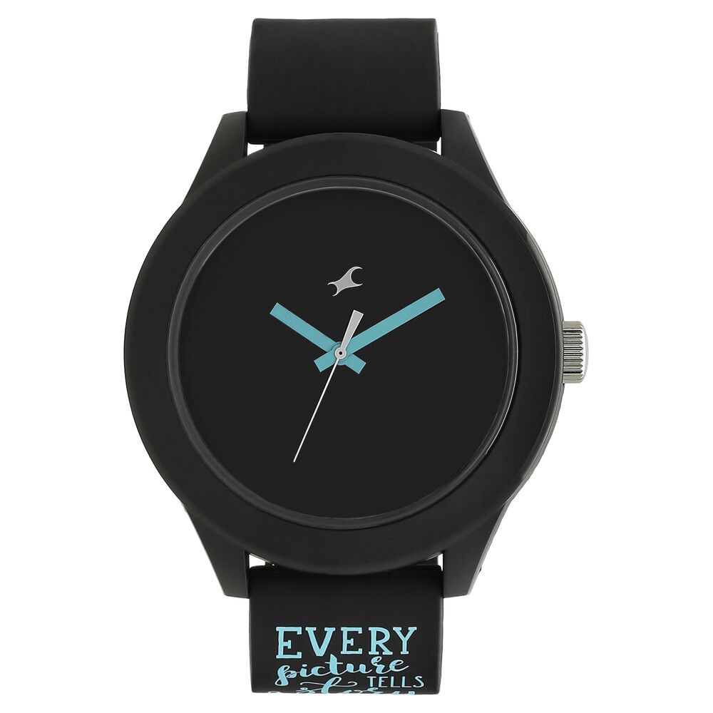 Fastrack watch matte black store