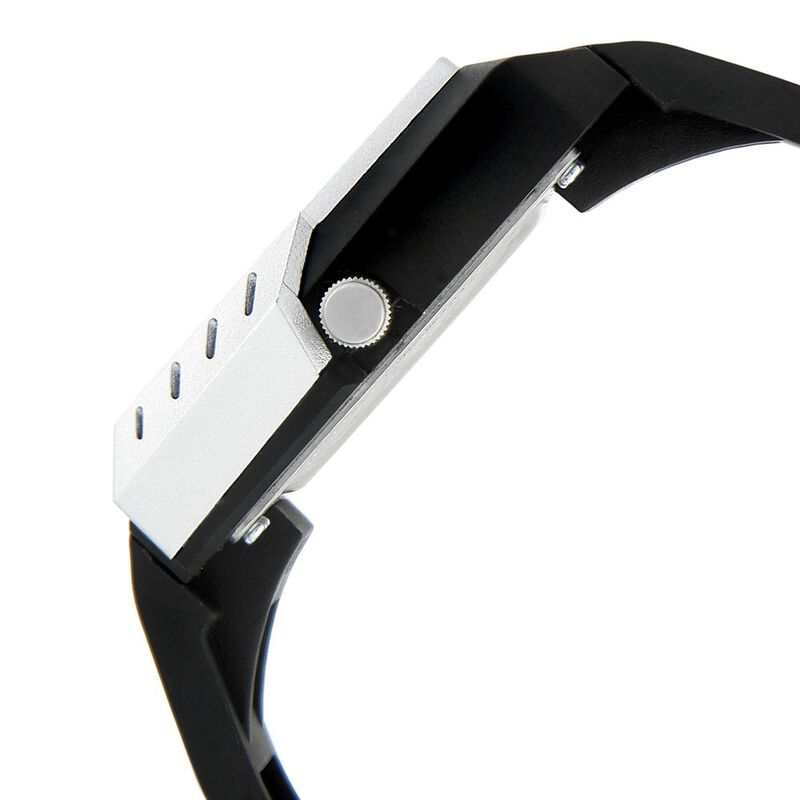 SF Quartz Analog Black Dial Plastic Strap Watch for Men - image number 2