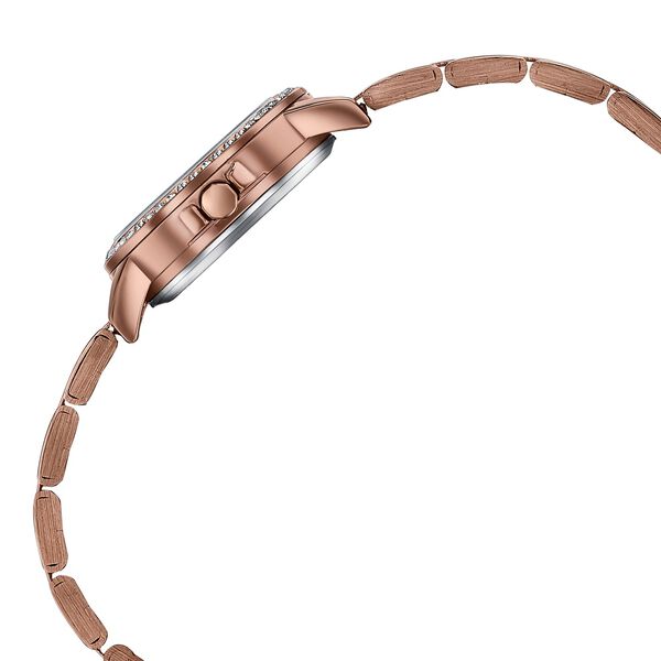Sonata Poze Quartz Analog Brown Dial Brown Metal Strap Watch For Women - image number 5
