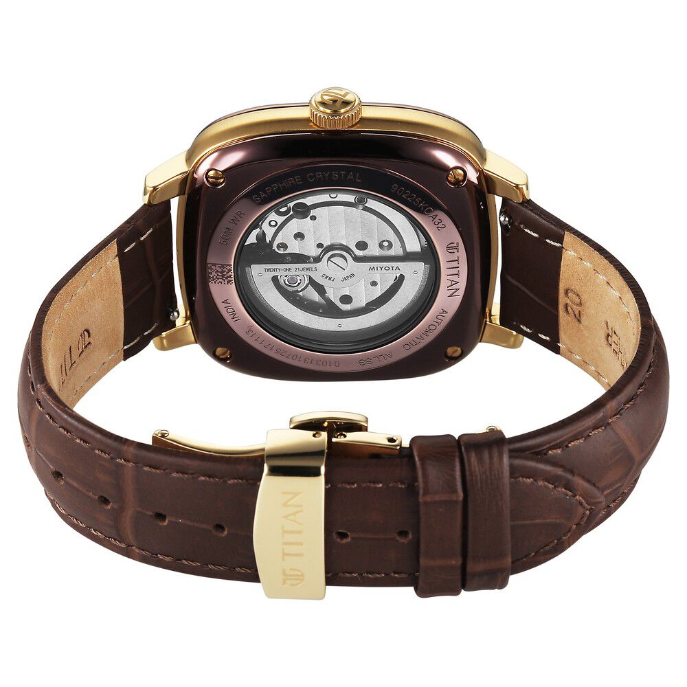 Buy Online Titan Vintage Concealed Automatic Analog with Beige