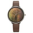 Titan Neo Analog with Day and Date Mother Of Pearl Dial Brown Color Leather Strap Watch For Women - image number 0