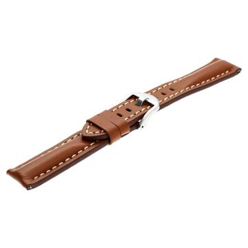 22 mm Brown Genuine Leather Straps for Men