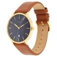 Titan Nebula Lustre 18k Gold Analog Leather Strap Watch for Men - image number 3